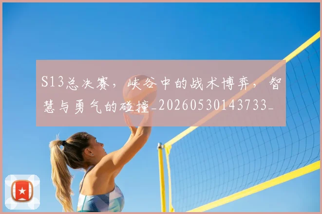 S13总决赛，峡谷中的战术博弈，智慧与勇气的碰撞_20260530143733_20260703202645