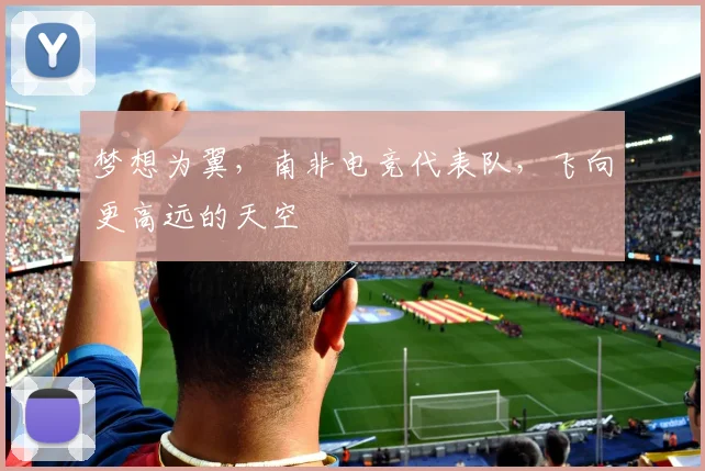 梦想为翼，南非电竞代表队，飞向更高远的天空